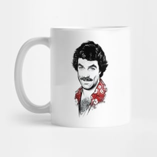 Tom Selleck ^^ Retro Aesthetic Mug